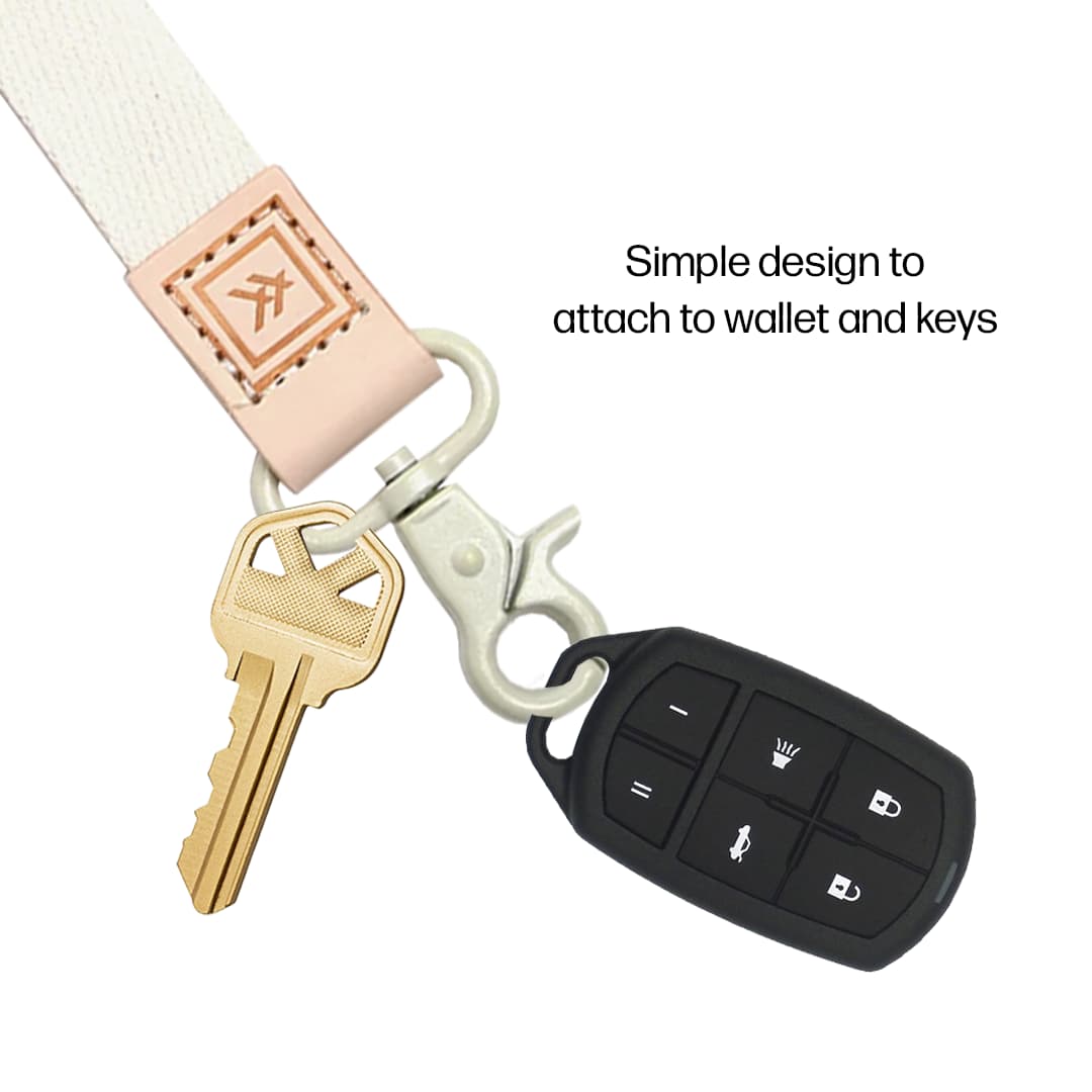 Thread Wallets Thread Wallets Neck Lanyard - 2015-01 White