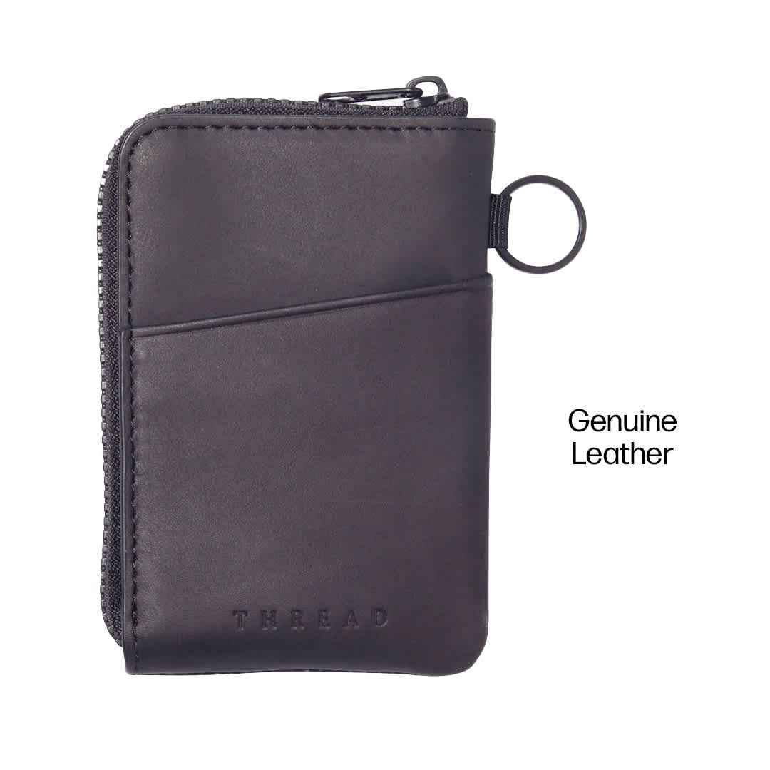 Thread Wallets Thread Wallets Zipper Wallet - 2015-02 Black
