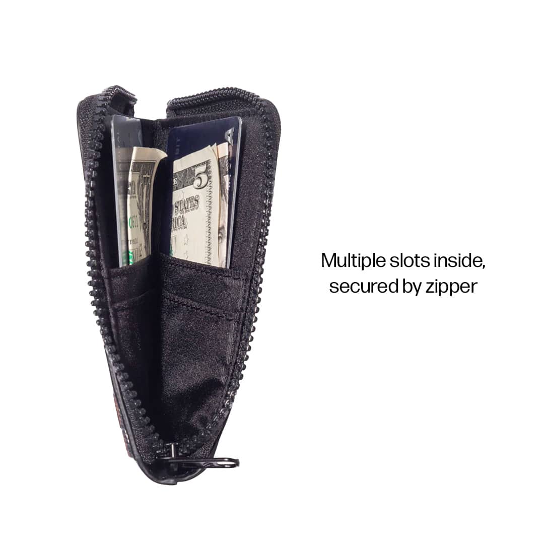 Thread Wallets Thread Wallets Zipper Wallet - 2015-02 Black