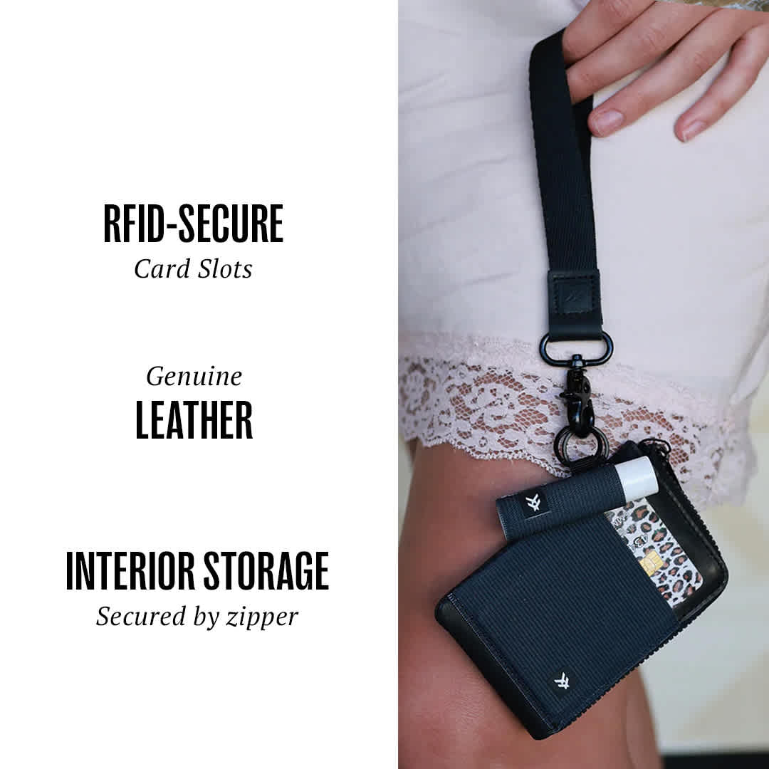 Thread Wallets Thread Wallets Zipper Wallet - 2015-02 Black