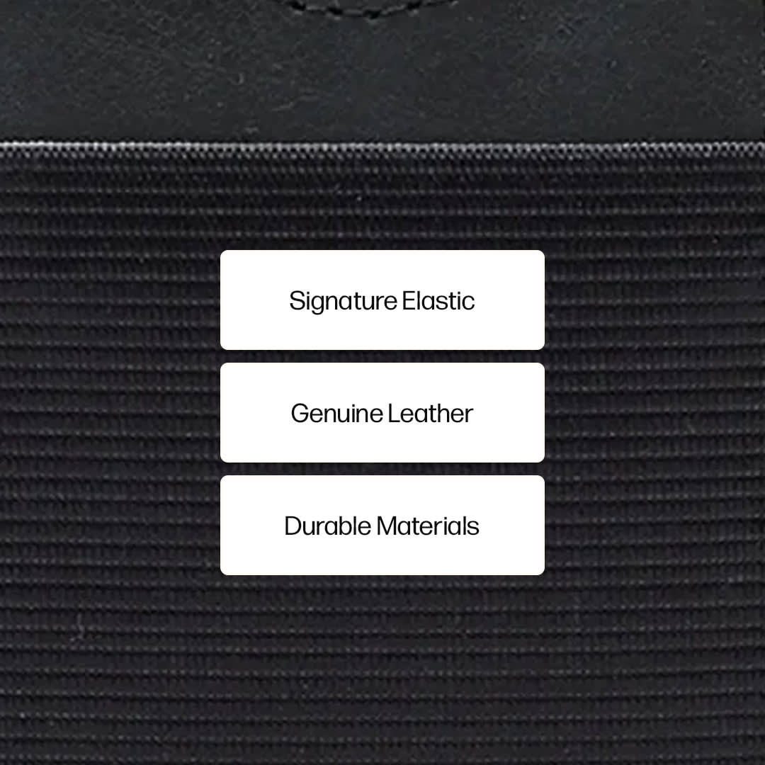 Thread Wallets Thread Wallets Vertical Wallet - 2015-03 Black