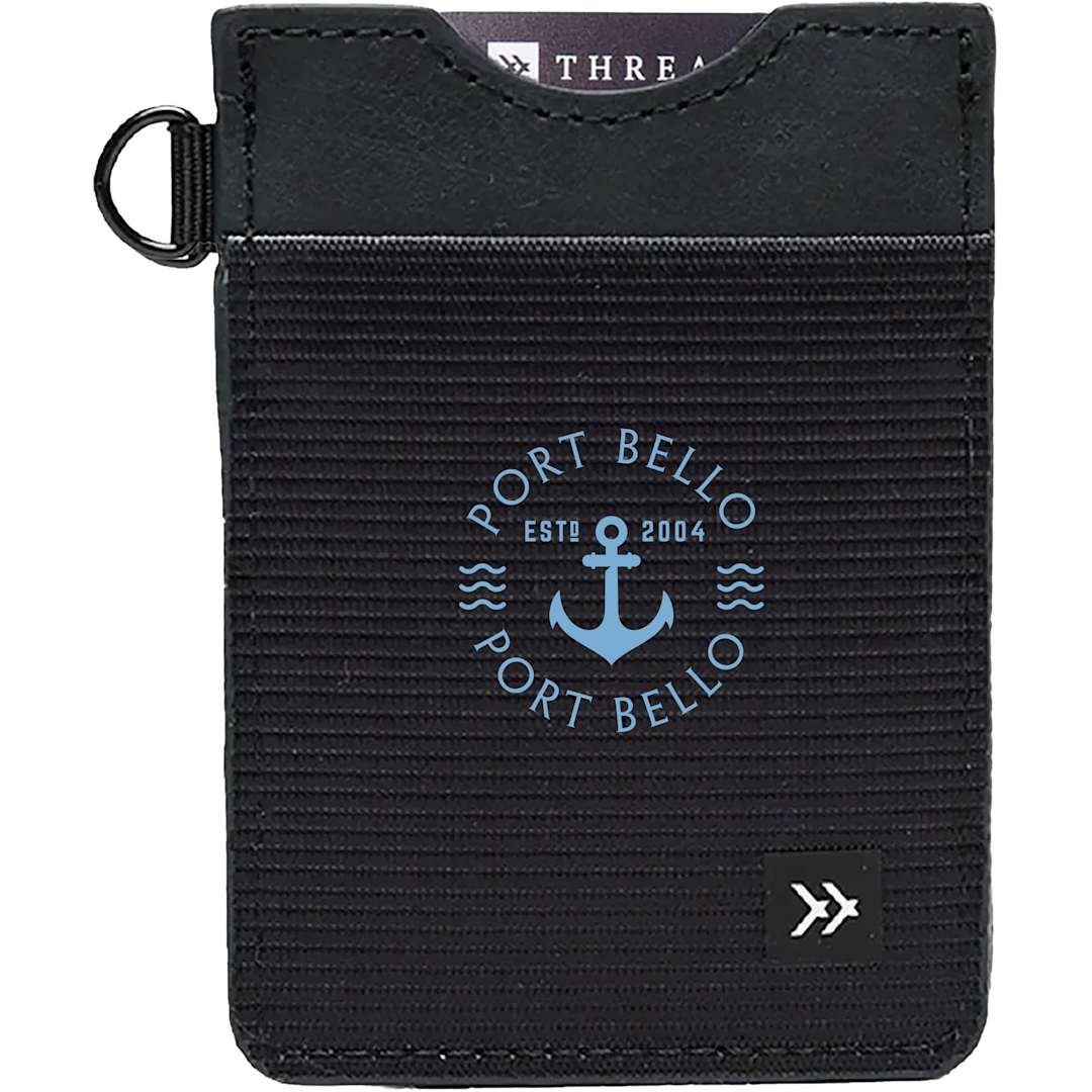Thread Wallets Thread Wallets Vertical Wallet - 2015-03 Black