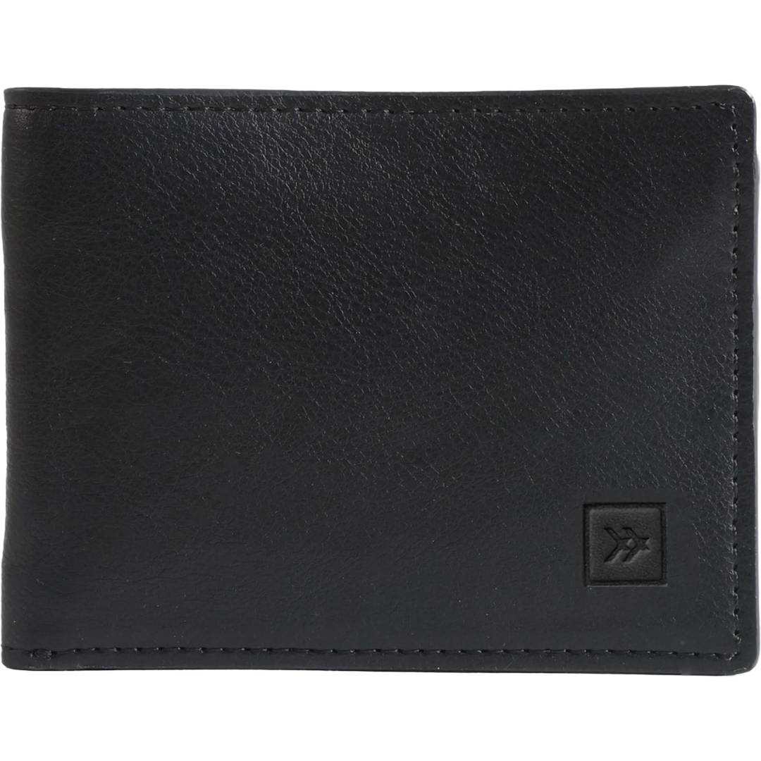 Thread Wallets Thread Wallets Vegan Leather Bifold - 2015-04 Black