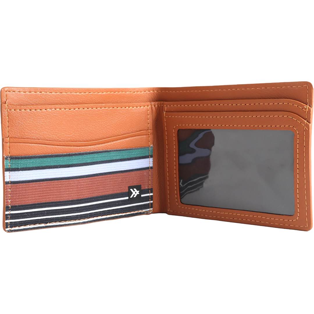 Thread Wallets Thread Wallets Vegan Leather Bifold - 2015-04 Brown