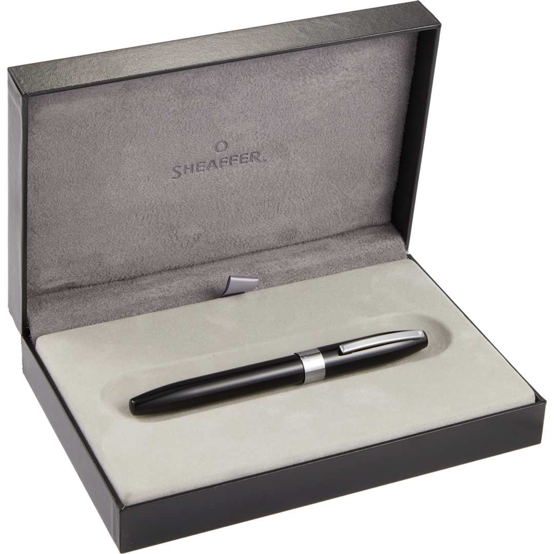 Scripto Sheaffer® Legacy Black and Chrome Ballpoint - 2933-38