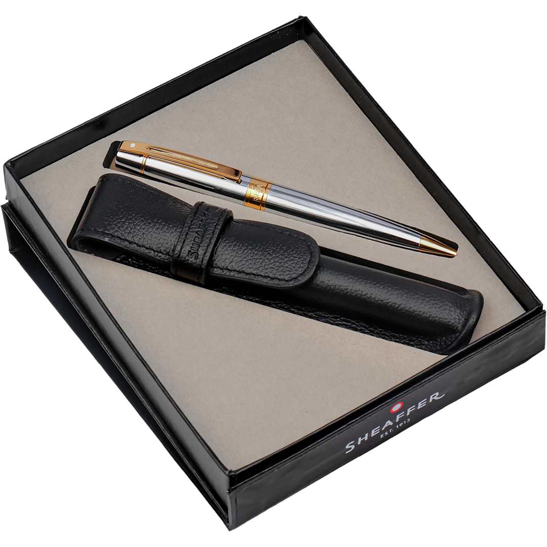 Sheaffer Sheaffer® 300 Pen and Pouch Set - 2933-39 Silver