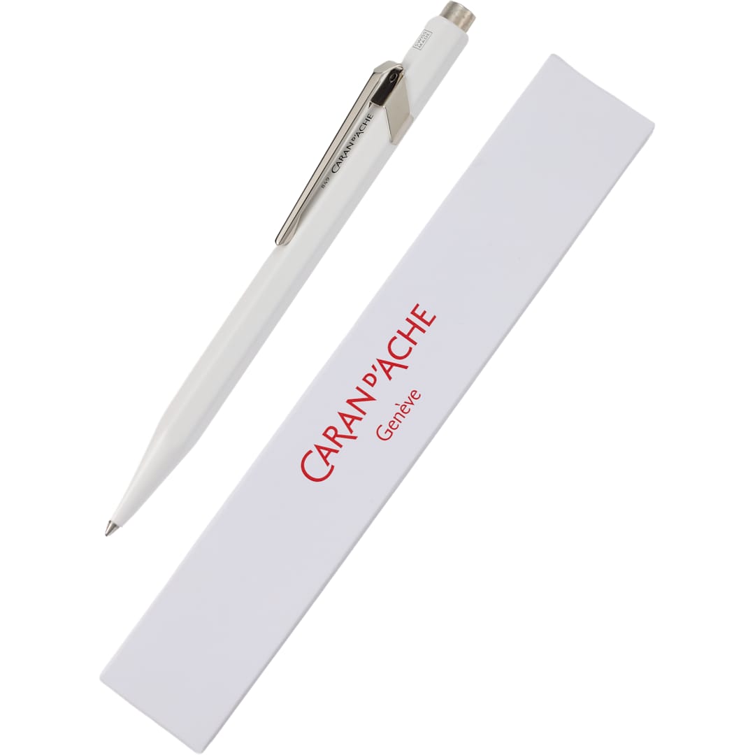 Caran D'ache Caran d'Ache 849 Classic Ballpoint Pen - 2934-02 White