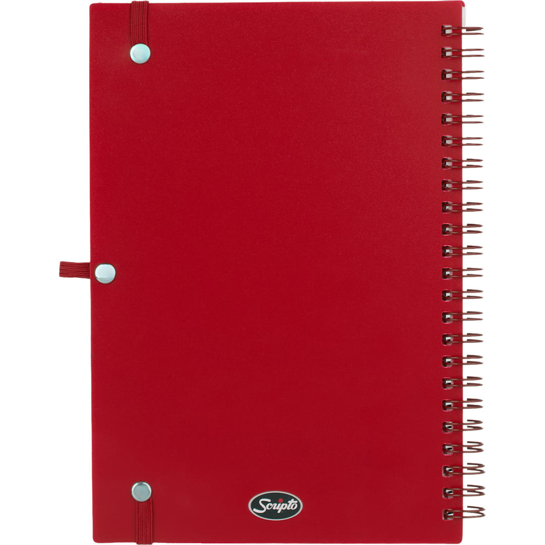 Scripto Scripto® Recycled Spiral Notebook - 6003-40 Red