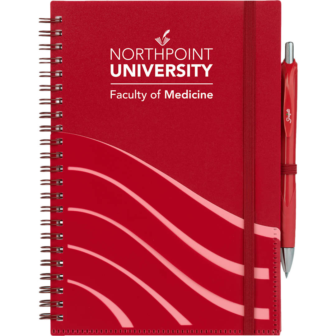 Scripto Scripto® Recycled Spiral Notebook - 6003-40 Red