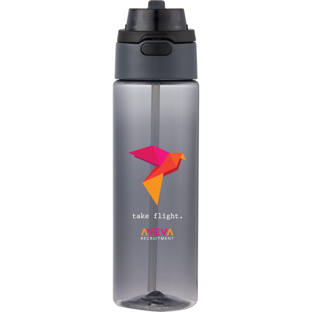 Ella RPET Single Wall Sports Bottle 24oz - SM-6556 Gray