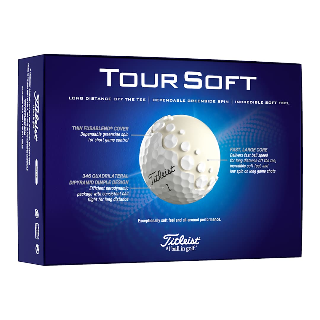 Titleist Titleist Tour Soft - 12 Pack - 8460-08 White