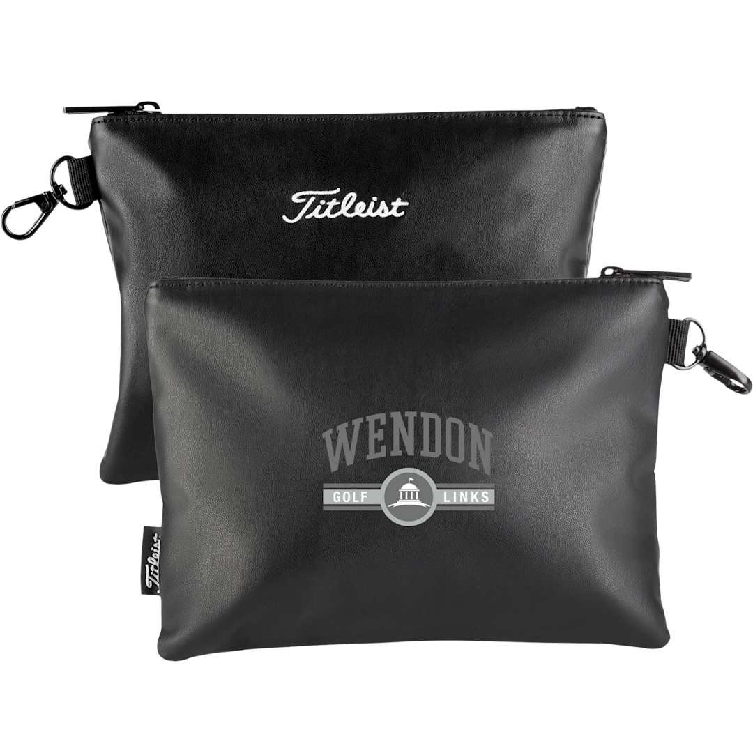 Titleist Titleist Zippered Pouch - 8460-15 Black