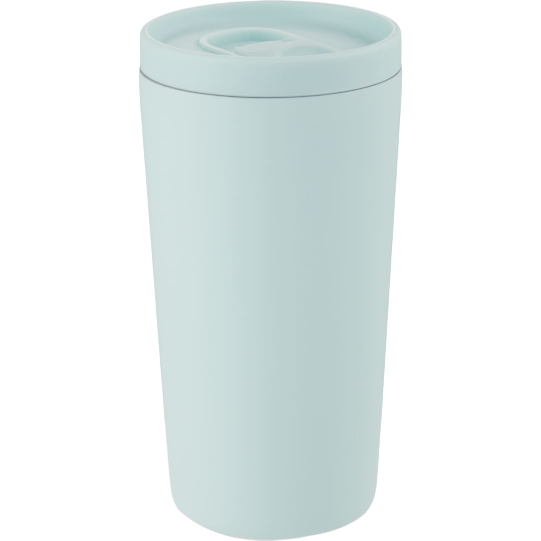 Carissa Vaccum Insulated Tumbler w/ Slide Lid 14oz - SM-6554 Blue