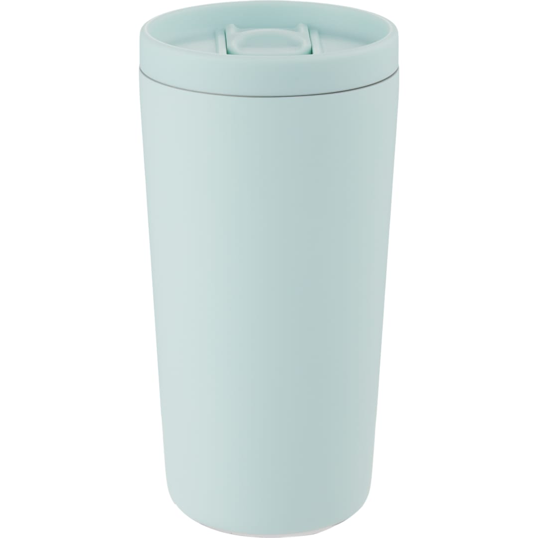 Carissa Vaccum Insulated Tumbler w/ Slide Lid 14oz - SM-6554 Blue