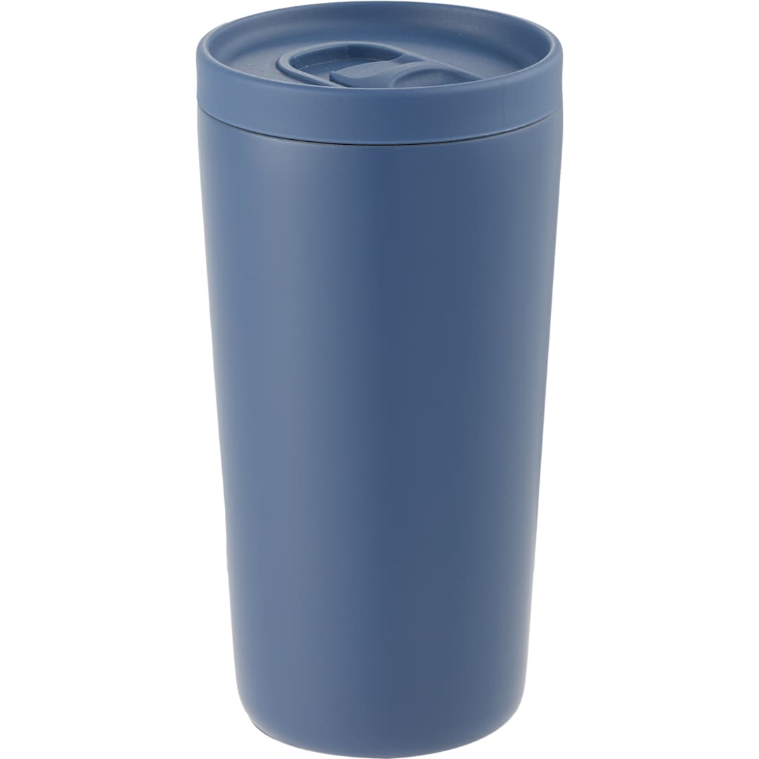 Carissa Vaccum Insulated Tumbler w/ Slide Lid 14oz - SM-6554 Blue