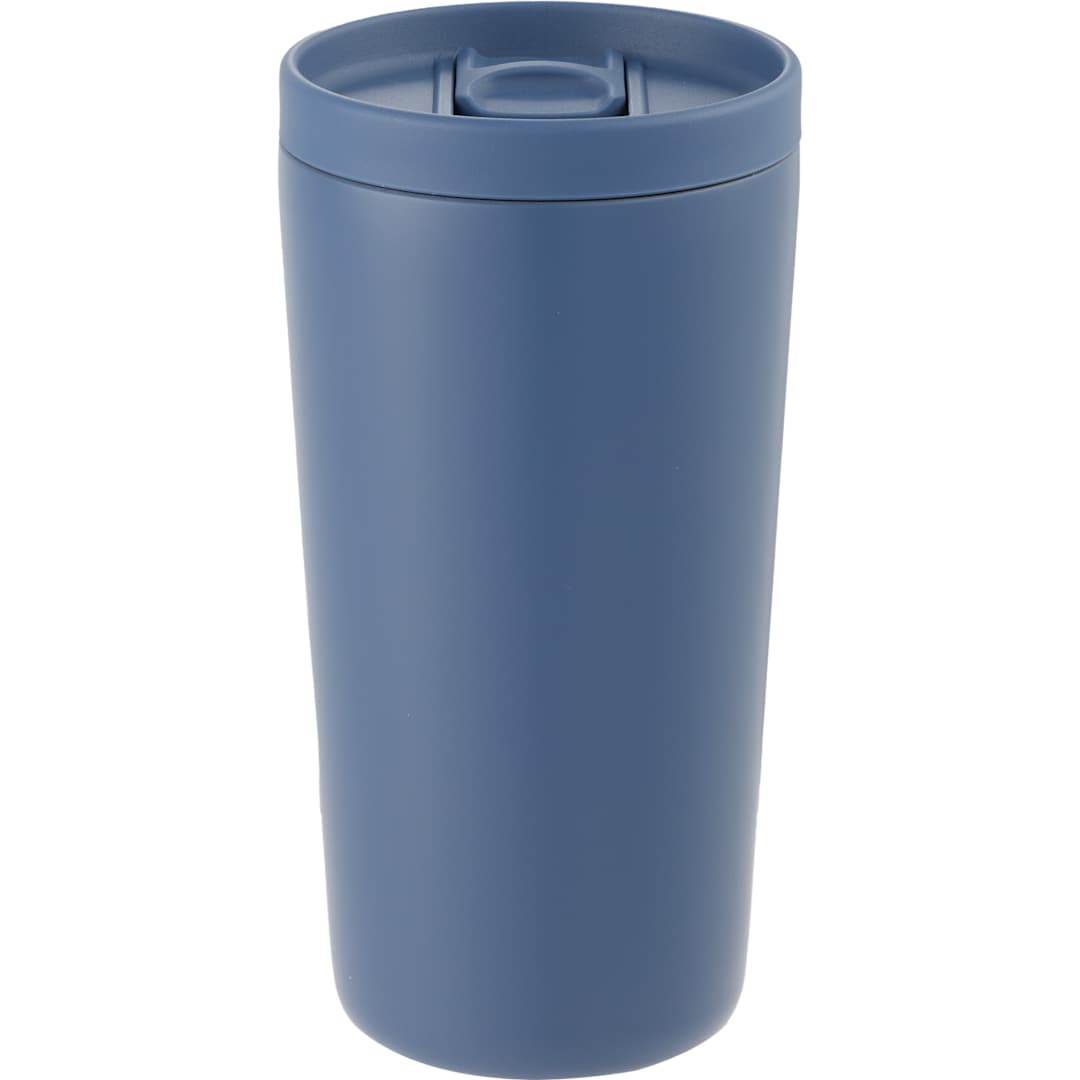 Carissa Vaccum Insulated Tumbler w/ Slide Lid 14oz - SM-6554 Blue