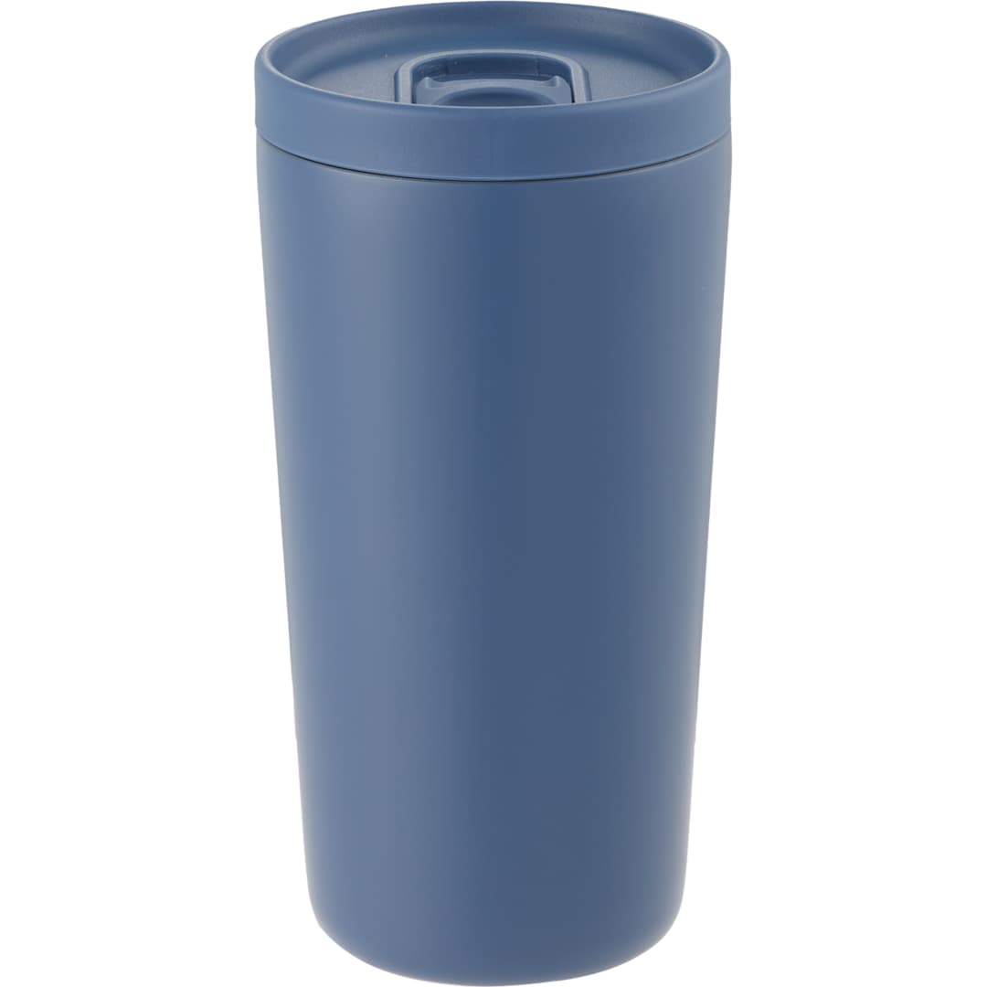 Carissa Vaccum Insulated Tumbler w/ Slide Lid 14oz - SM-6554 Blue