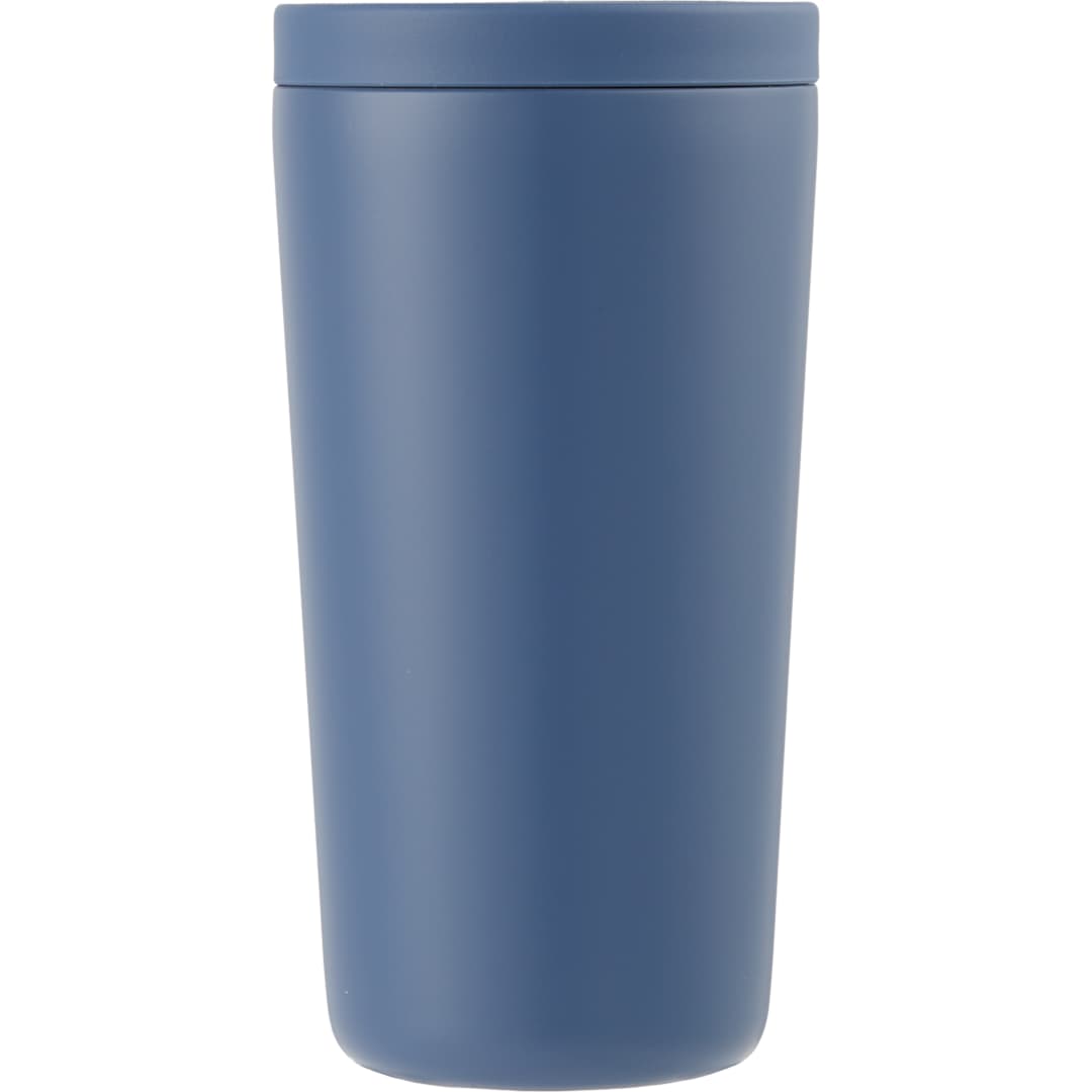 Carissa Vaccum Insulated Tumbler w/ Slide Lid 14oz - SM-6554 Blue