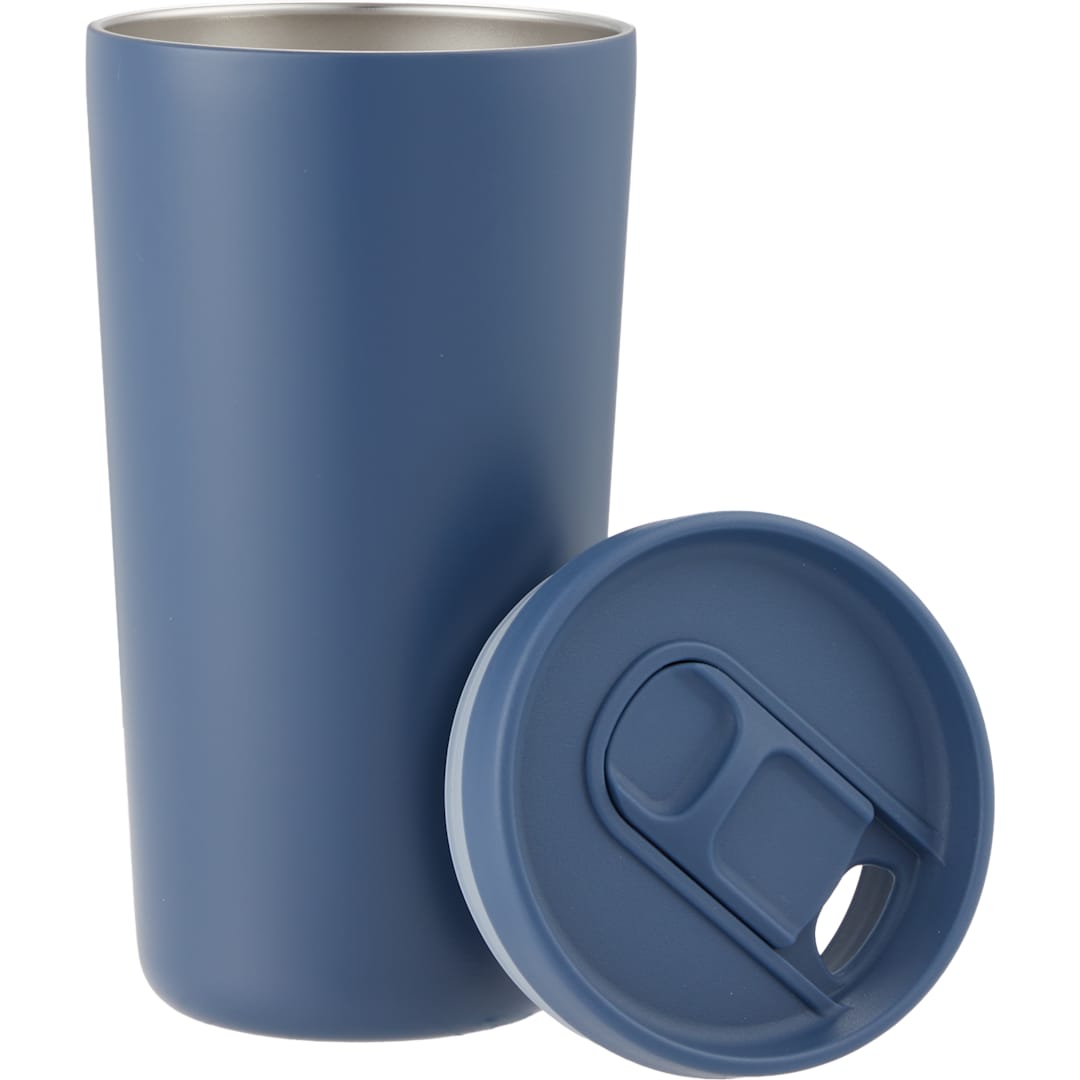 Carissa Vaccum Insulated Tumbler w/ Slide Lid 14oz - SM-6554 Blue