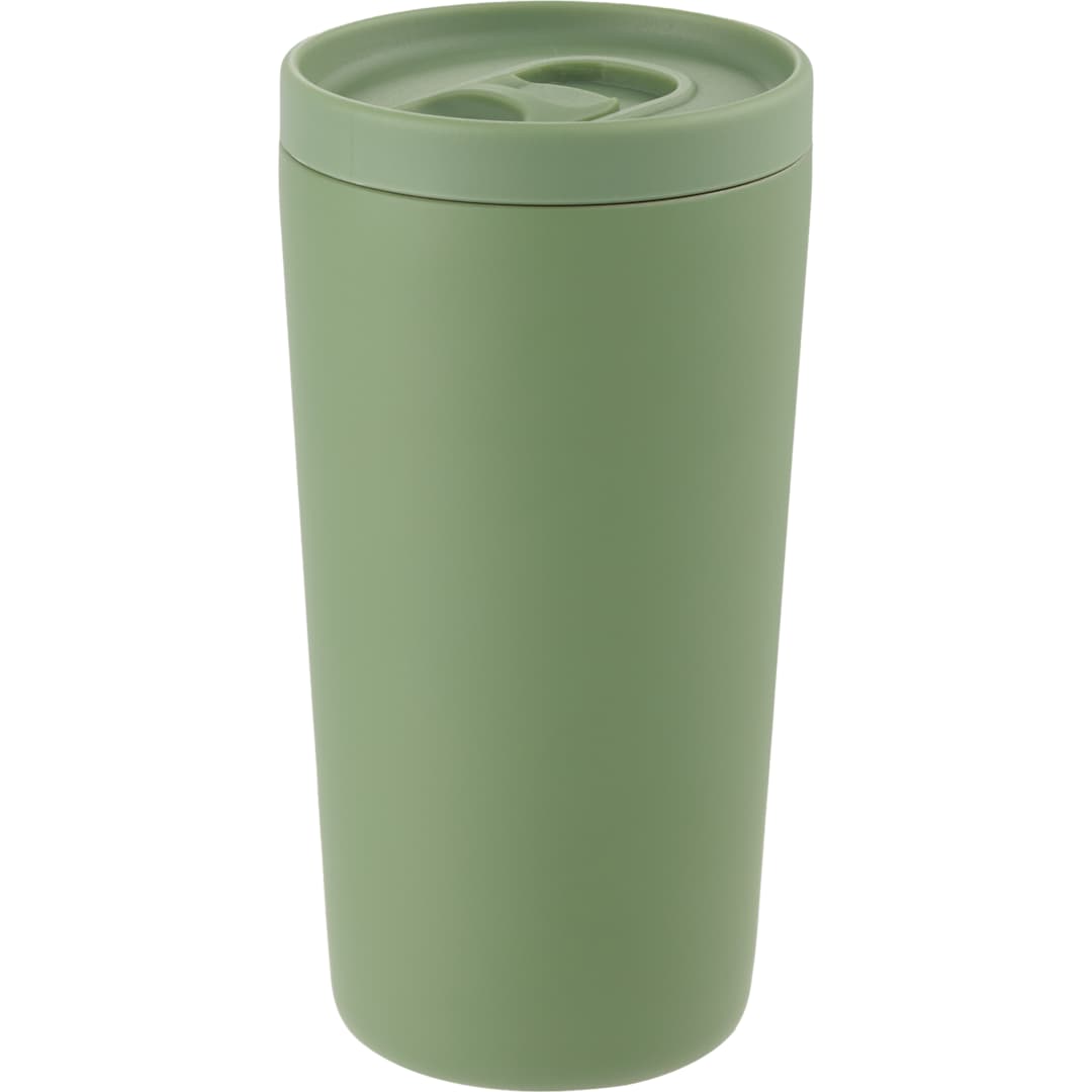 Carissa Vaccum Insulated Tumbler w/ Slide Lid 14oz - SM-6554 Green
