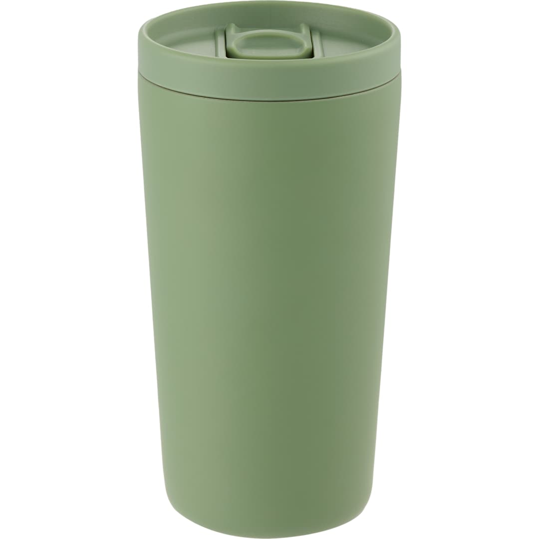 Carissa Vaccum Insulated Tumbler w/ Slide Lid 14oz - SM-6554 Green
