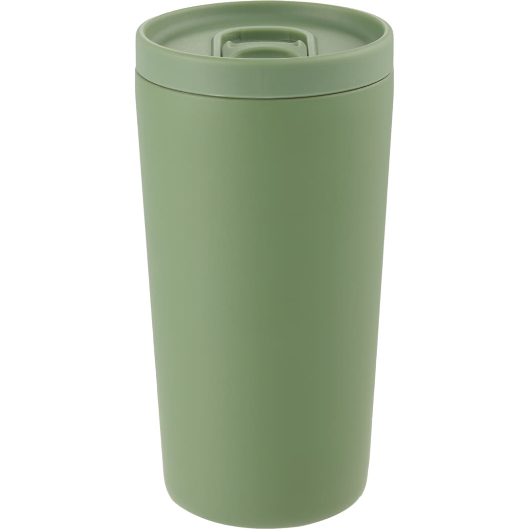 Carissa Vaccum Insulated Tumbler w/ Slide Lid 14oz - SM-6554 Green