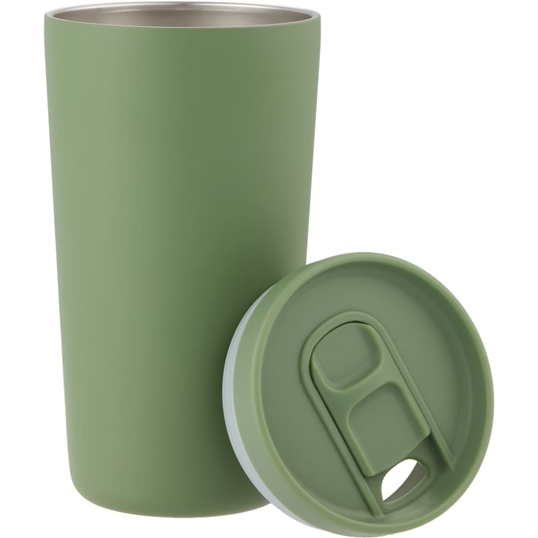 Carissa Vaccum Insulated Tumbler w/ Slide Lid 14oz - SM-6554 Green