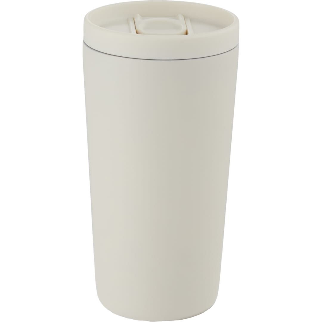 Carissa Vaccum Insulated Tumbler w/ Slide Lid 14oz - SM-6554 Natural