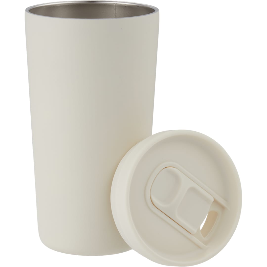 Carissa Vaccum Insulated Tumbler w/ Slide Lid 14oz - SM-6554 Natural
