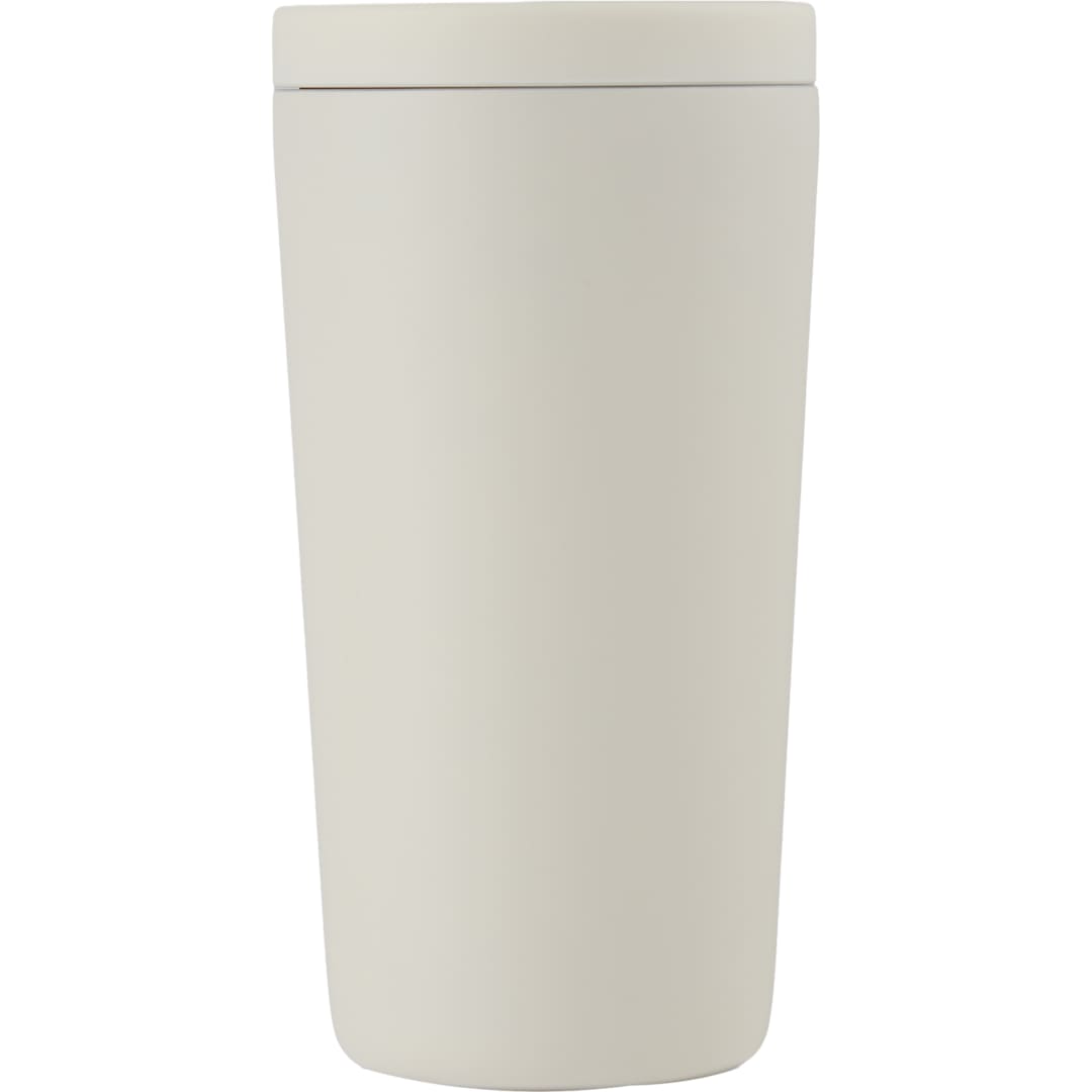 Carissa Vaccum Insulated Tumbler w/ Slide Lid 14oz - SM-6554 Natural