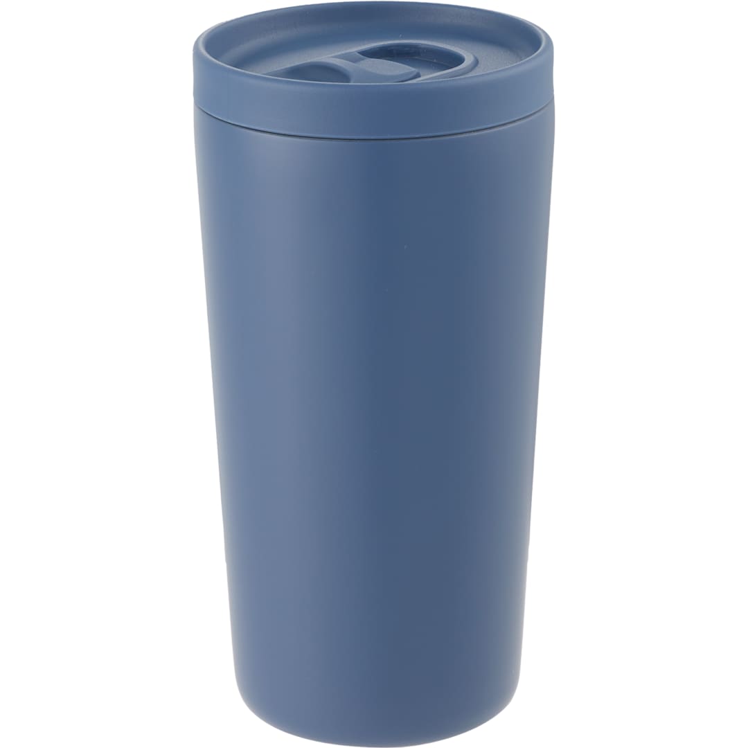 Carissa Vaccum Insulated Tumbler w/ Slide Lid 14oz - SM-6554 Blue