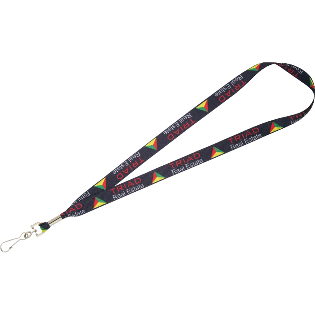 Full Color 3/4" Lanyard w/ Hook - SM-8090 Multi