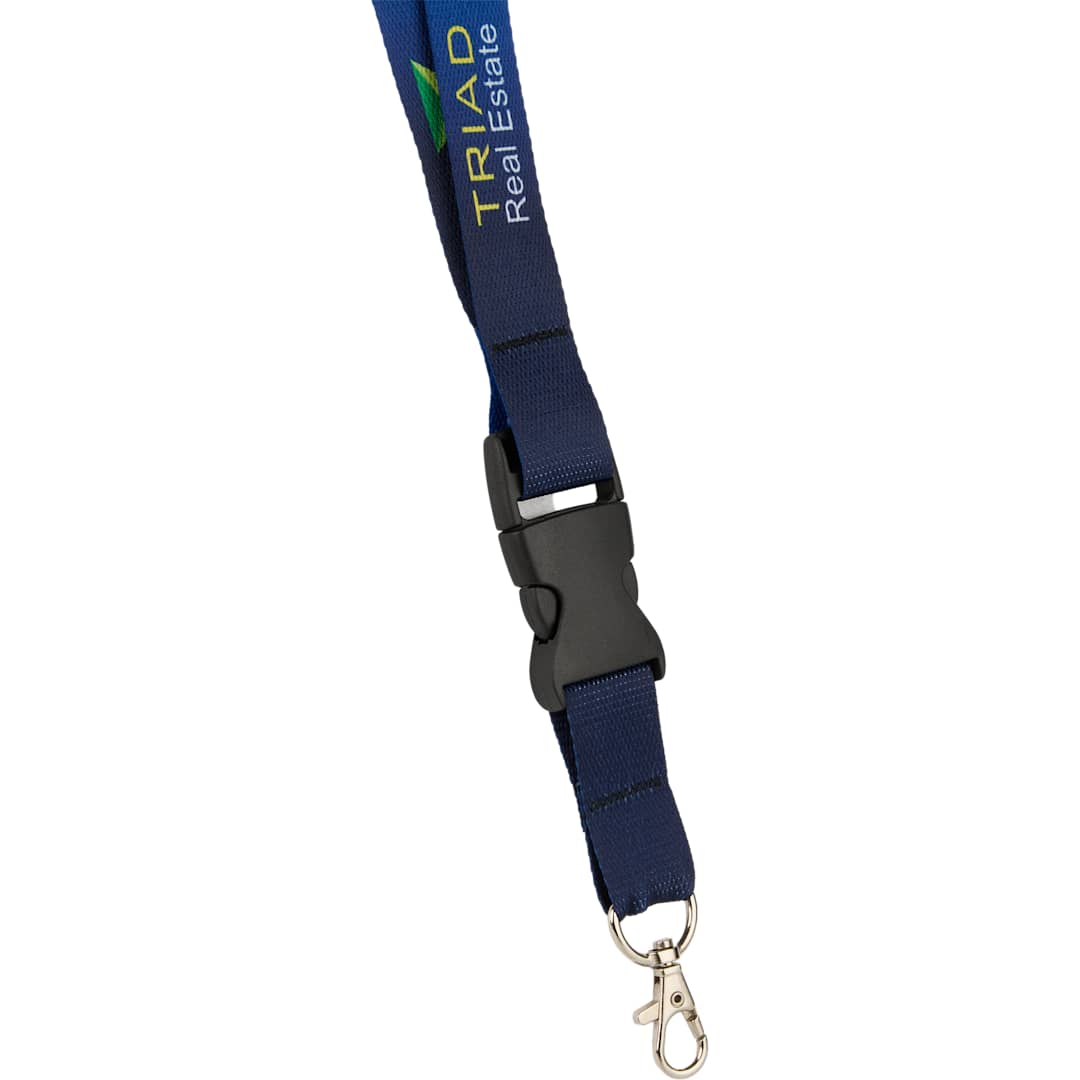 Full Color 1" Lanyard w/ Extension and D-Ring - SM-8091 Multi