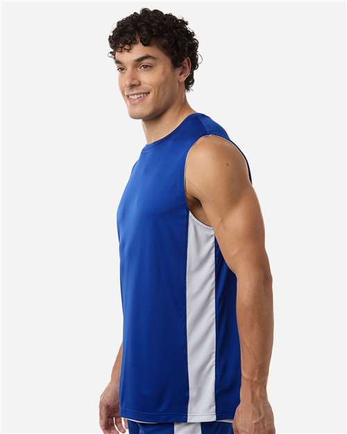 Team 365 Unisex Zone Performance Reversible Jersey - TT115 Sport Royal- White