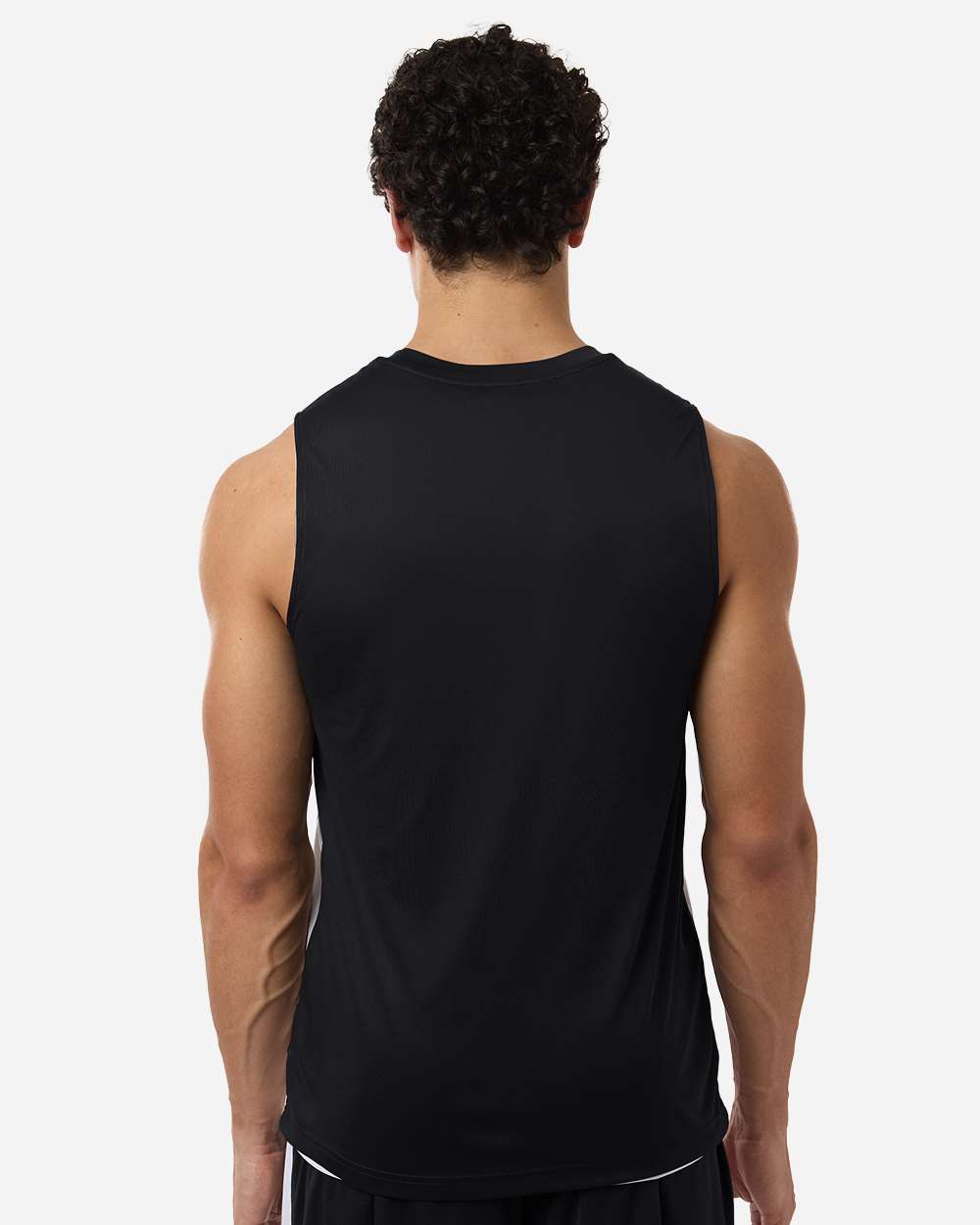 Team 365 Unisex Zone Performance Reversible Jersey - TT115 Black- White
