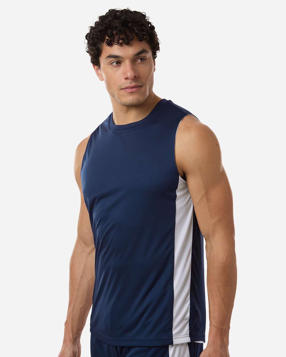 Team 365 Unisex Zone Performance Reversible Jersey - TT115 Sport Dark Navy- White