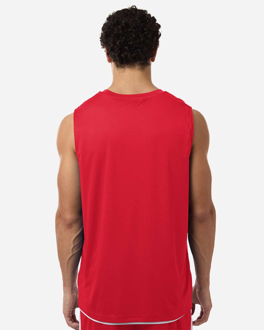 Team 365 Unisex Zone Performance Reversible Jersey - TT115 Sport Red- White
