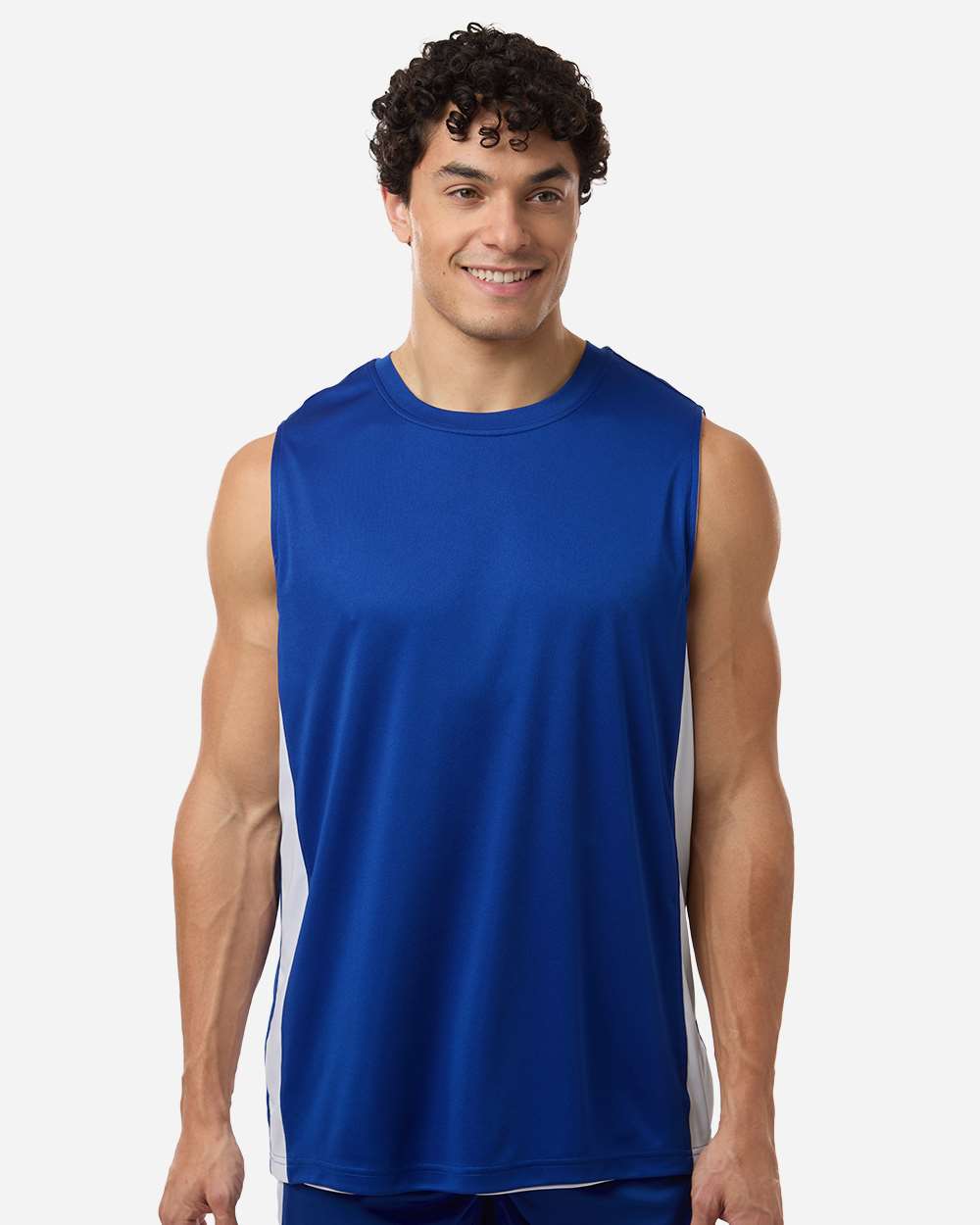 Team 365 Unisex Zone Performance Reversible Jersey - TT115 Sport Royal- White