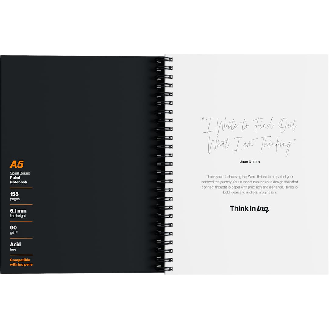inq inq Smart Pen Writing and Notebook Set - 0918-01 Black
