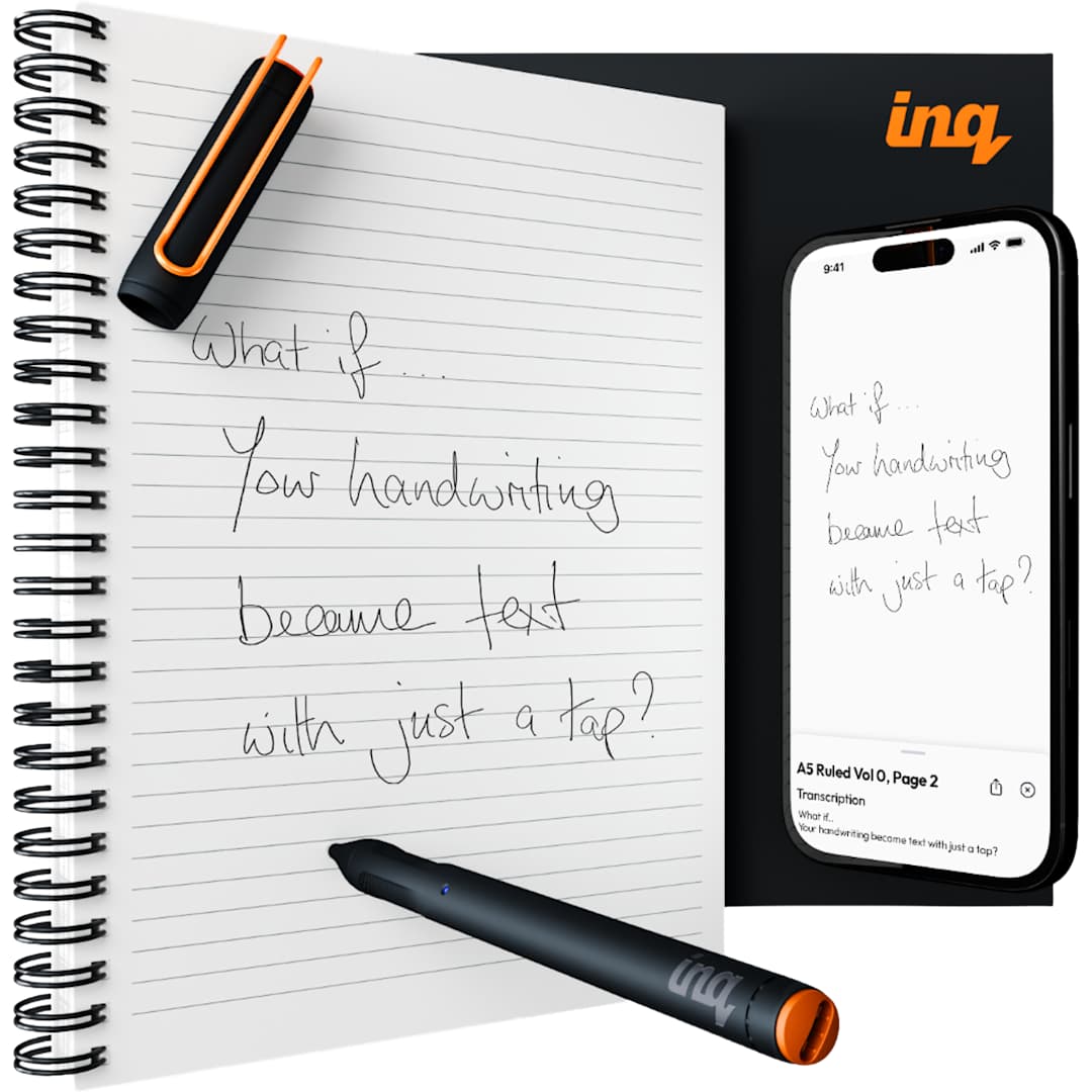 inq inq Smart Pen Writing and Notebook Set - 0918-01 Black