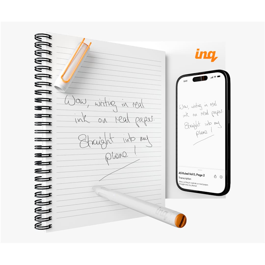inq inq Smart Pen Writing and Notebook Set - 0918-01 White