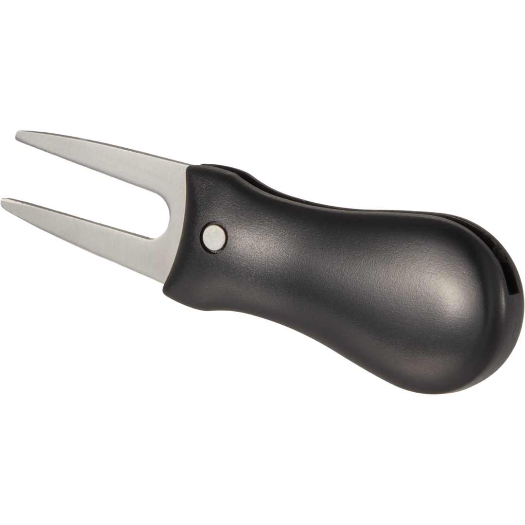 Recycled Retractable Divot Tool w/ Ball Marker - 1401-72 Black