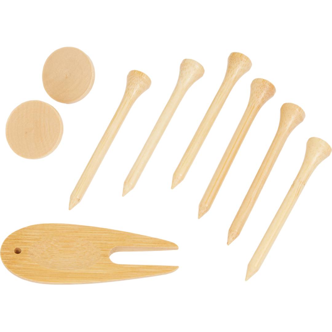 FSC® Certified Bamboo Tee Set - 1401-75 Natural