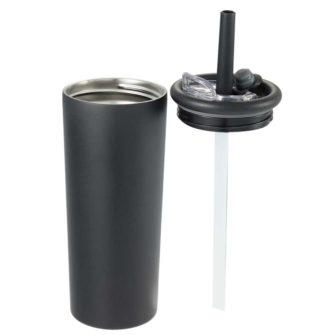 Kyser Recycled Vacuum Tumbler w/ Straw 20oz - 1602-36 Black