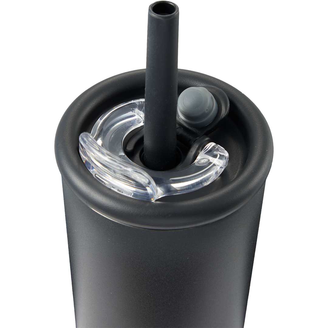 Kyser Recycled Vacuum Tumbler w/ Straw 20oz - 1602-36 Black