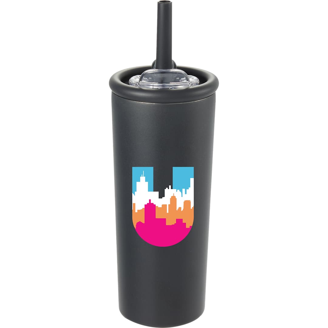 Kyser Recycled Vacuum Tumbler w/ Straw 20oz - 1602-36 Black