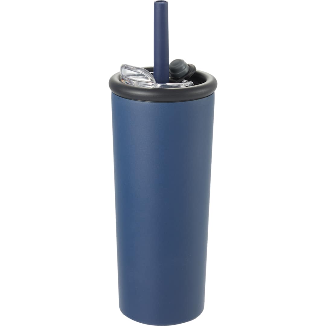 Kyser Recycled Vacuum Tumbler w/ Straw 20oz - 1602-36 Blue