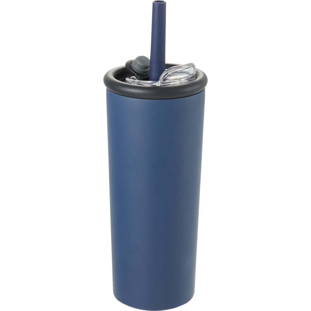 Kyser Recycled Vacuum Tumbler w/ Straw 20oz - 1602-36 Blue