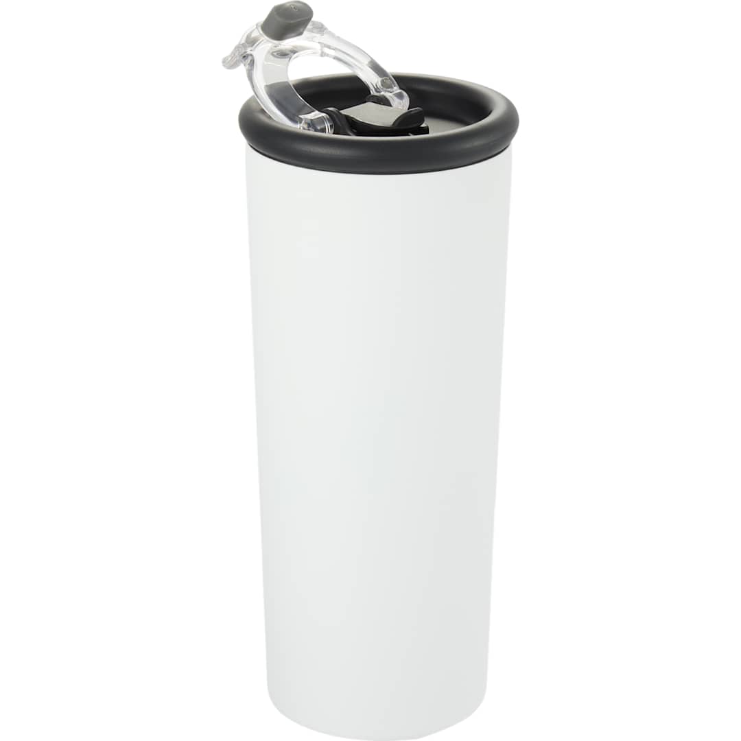 Kyser Recycled Vacuum Tumbler w/ Straw 20oz - 1602-36 White