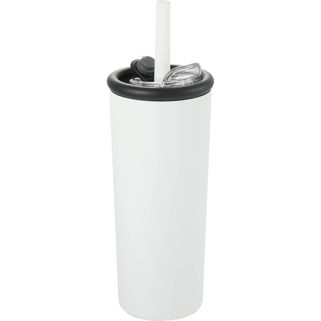 Kyser Recycled Vacuum Tumbler w/ Straw 20oz - 1602-36 White